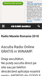 Mobile Screenshot of fmradiomanele.ro