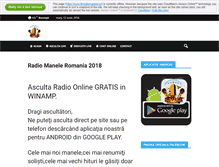 Tablet Screenshot of fmradiomanele.ro